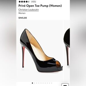 RED-BOTTOMS- Prive open toe pumps- Christian Louboutin